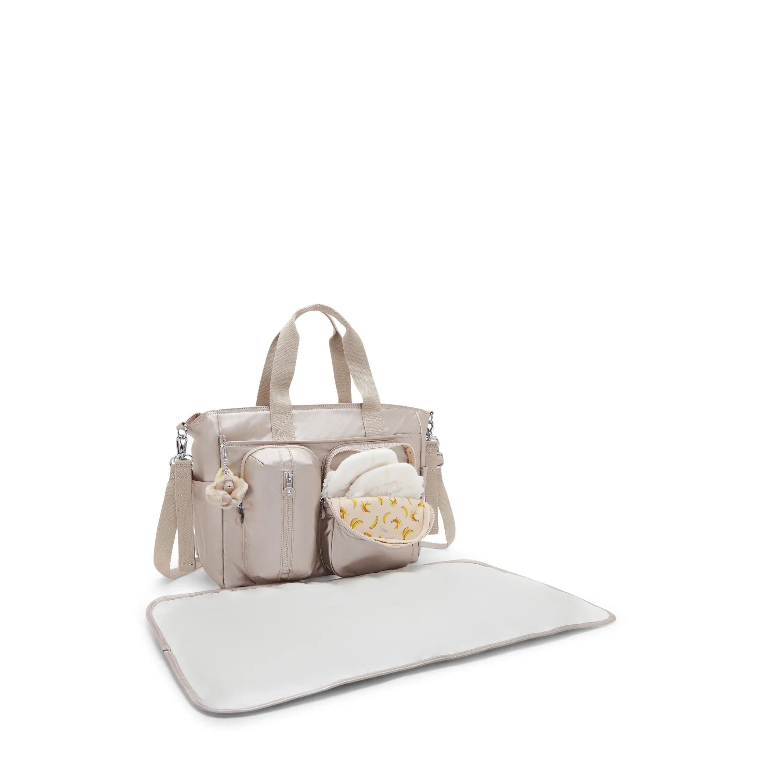 Babygear Metallic Convertible Diaper Backpack - Image 5