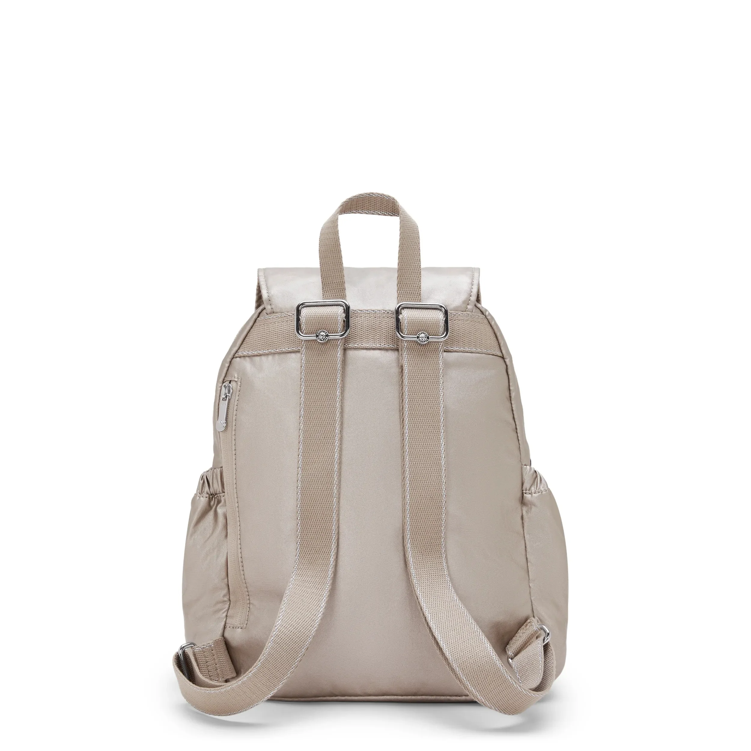 City Pocket Small Metallic Backpack - Image 2