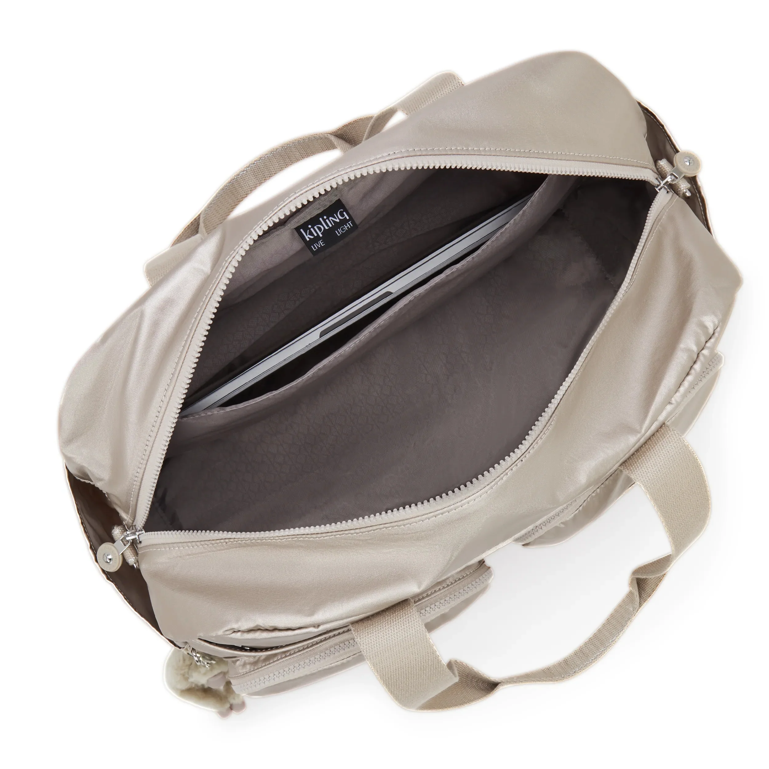 Defea Extra Large Metallic Weekender Duffle Bag - Image 3