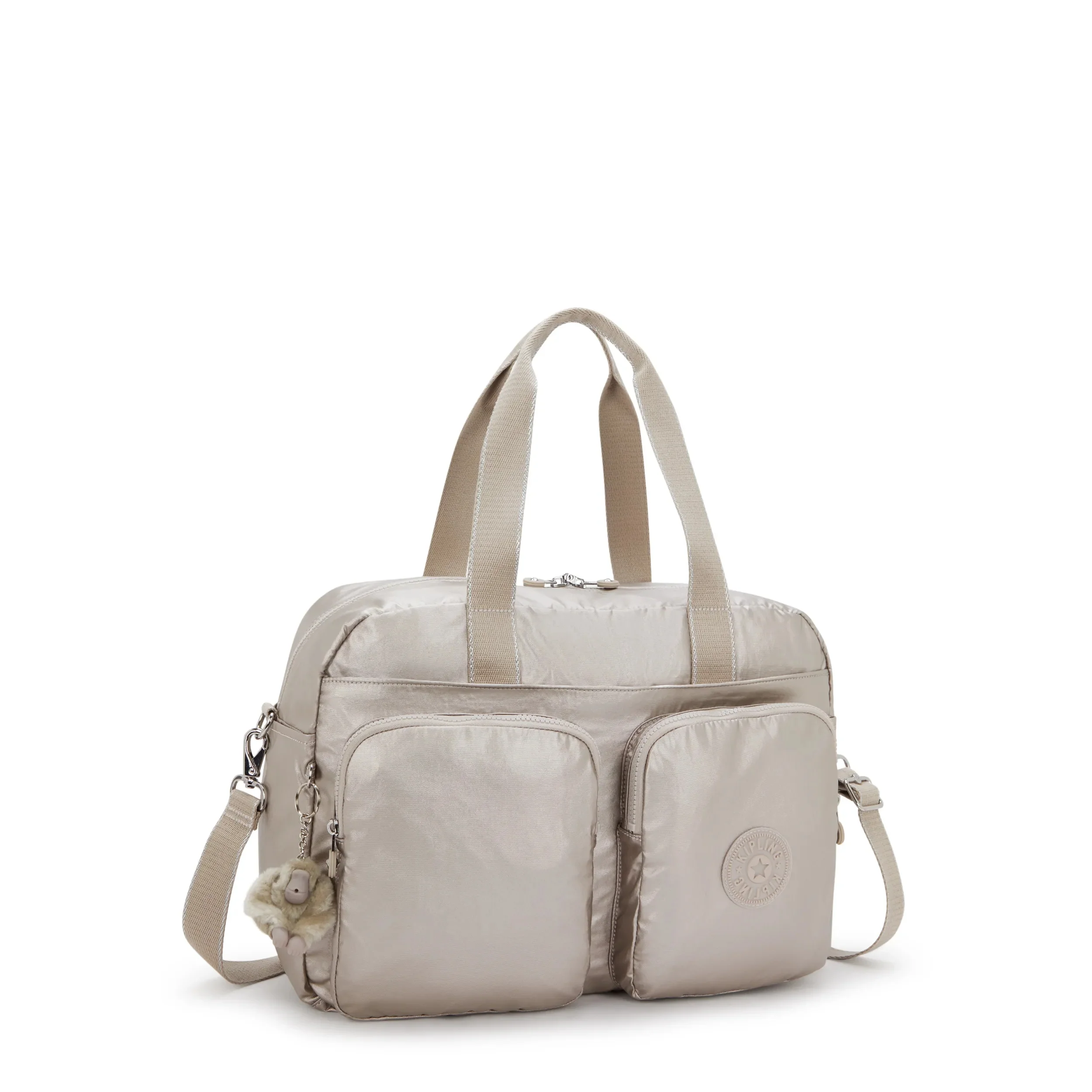 Defea Extra Large Metallic Weekender Duffle Bag - Image 4
