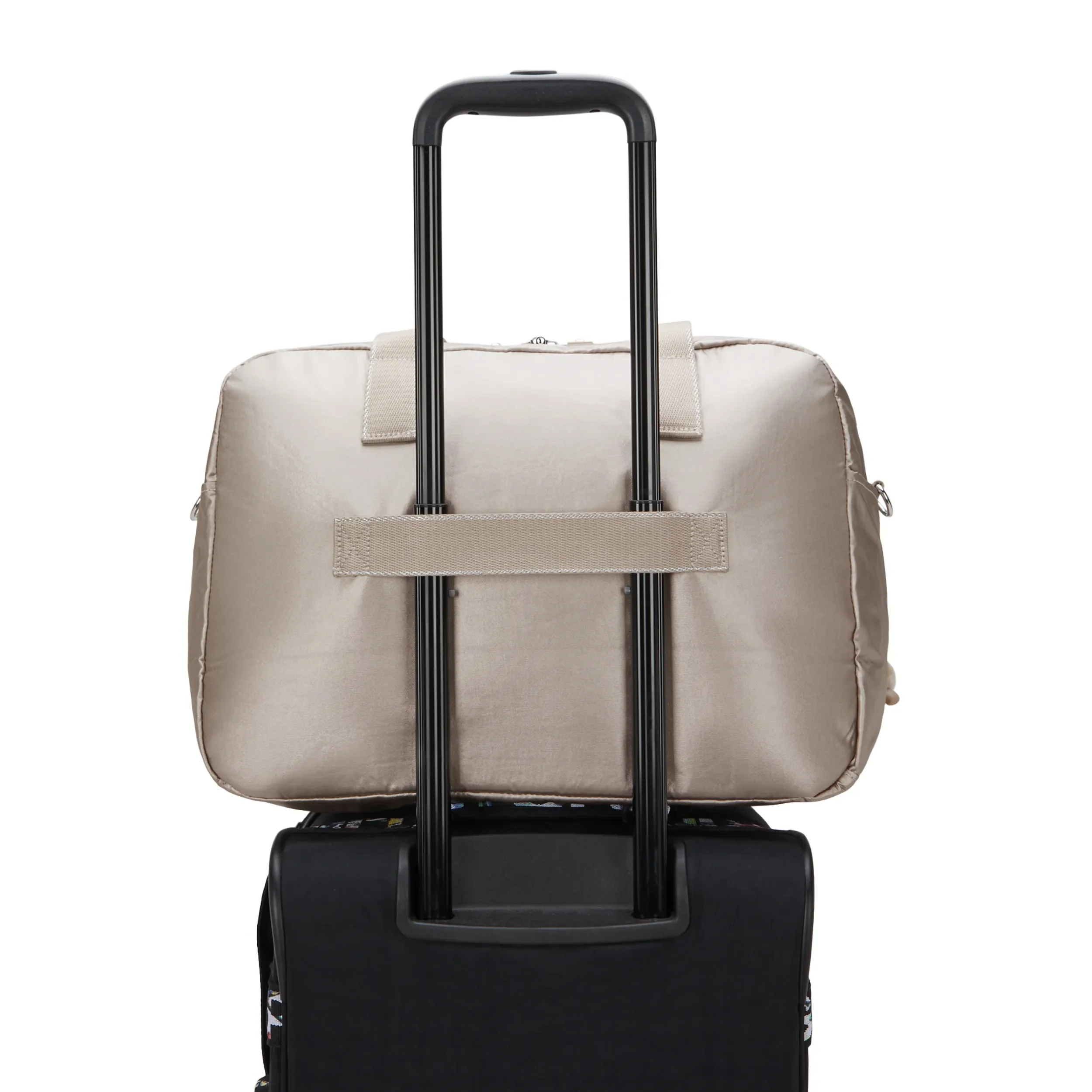 Defea Extra Large Metallic Weekender Duffle Bag - Image 6