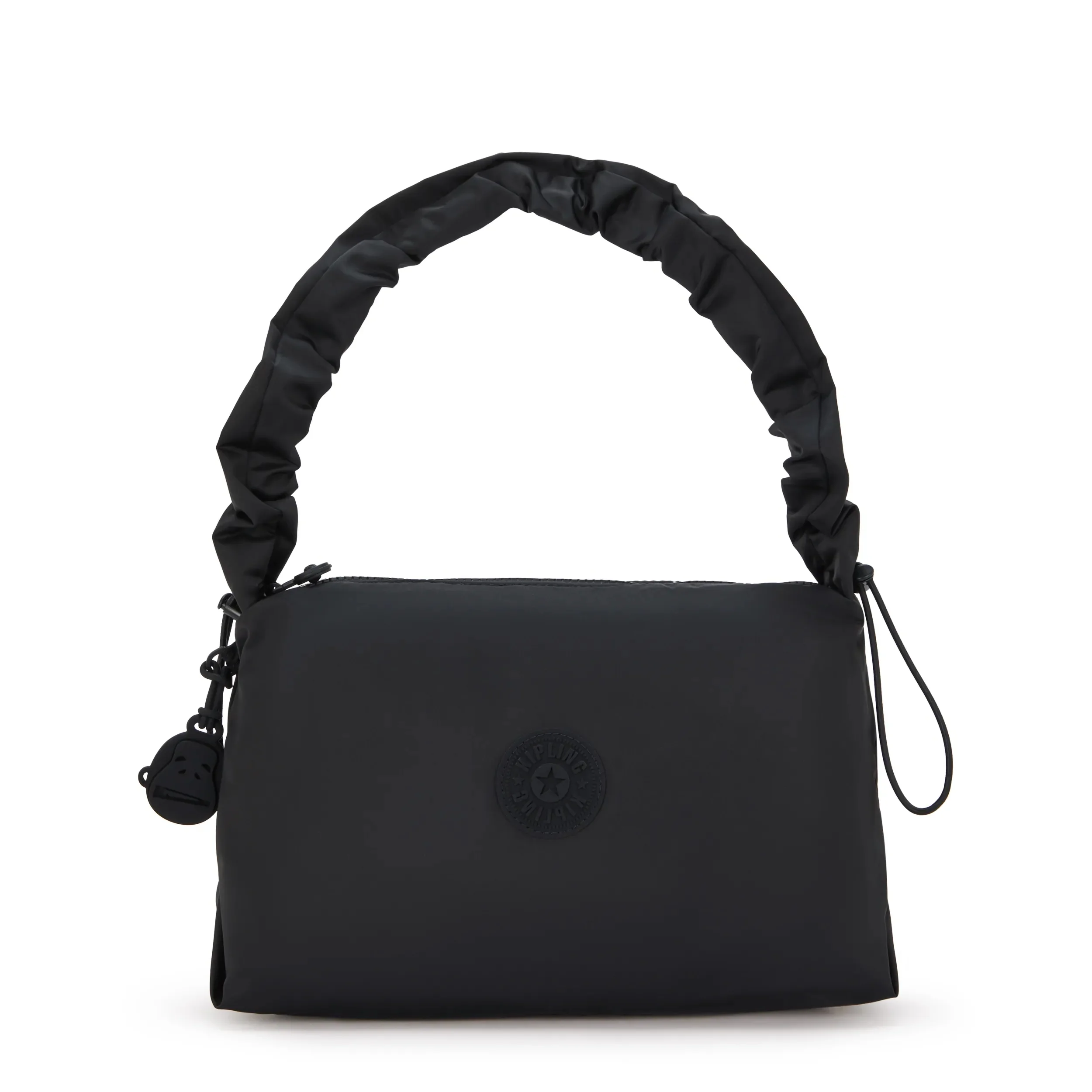 Eleni Medium Smooth Satin Shoulder Bag