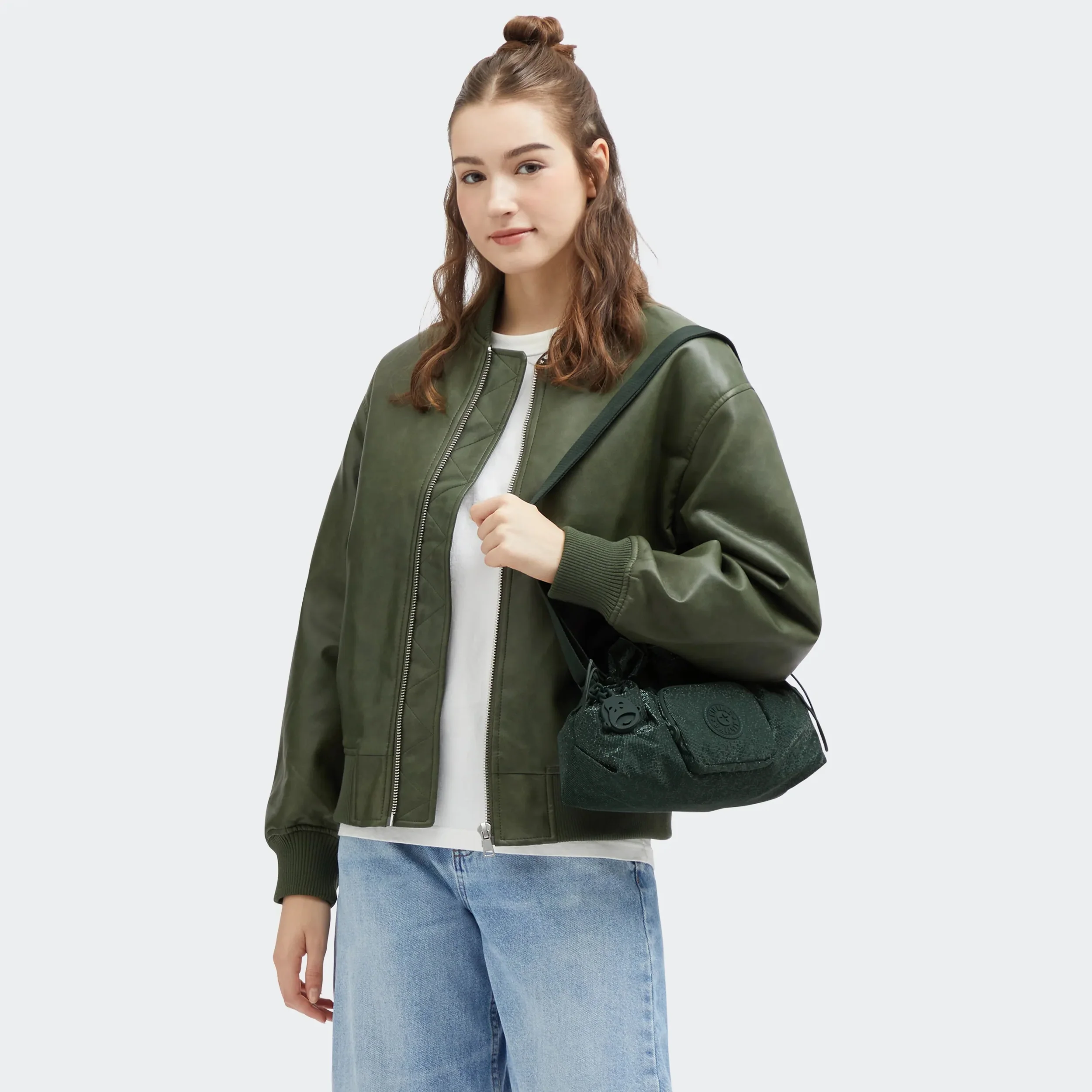 Elza Smooth Satin Crossbody Bag - Image 2