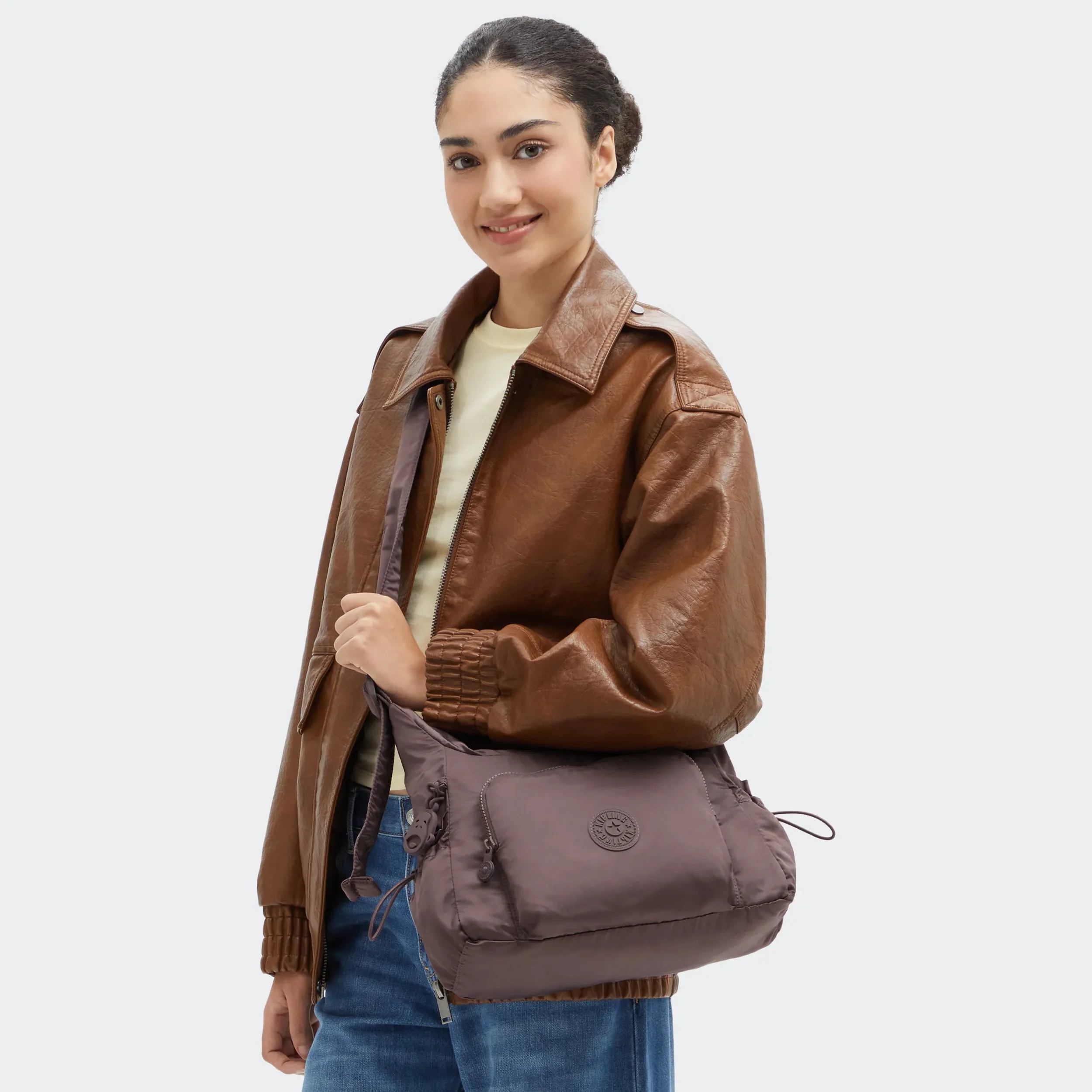 Gabb Small Smooth Satin Crossbody Bag - Image 7