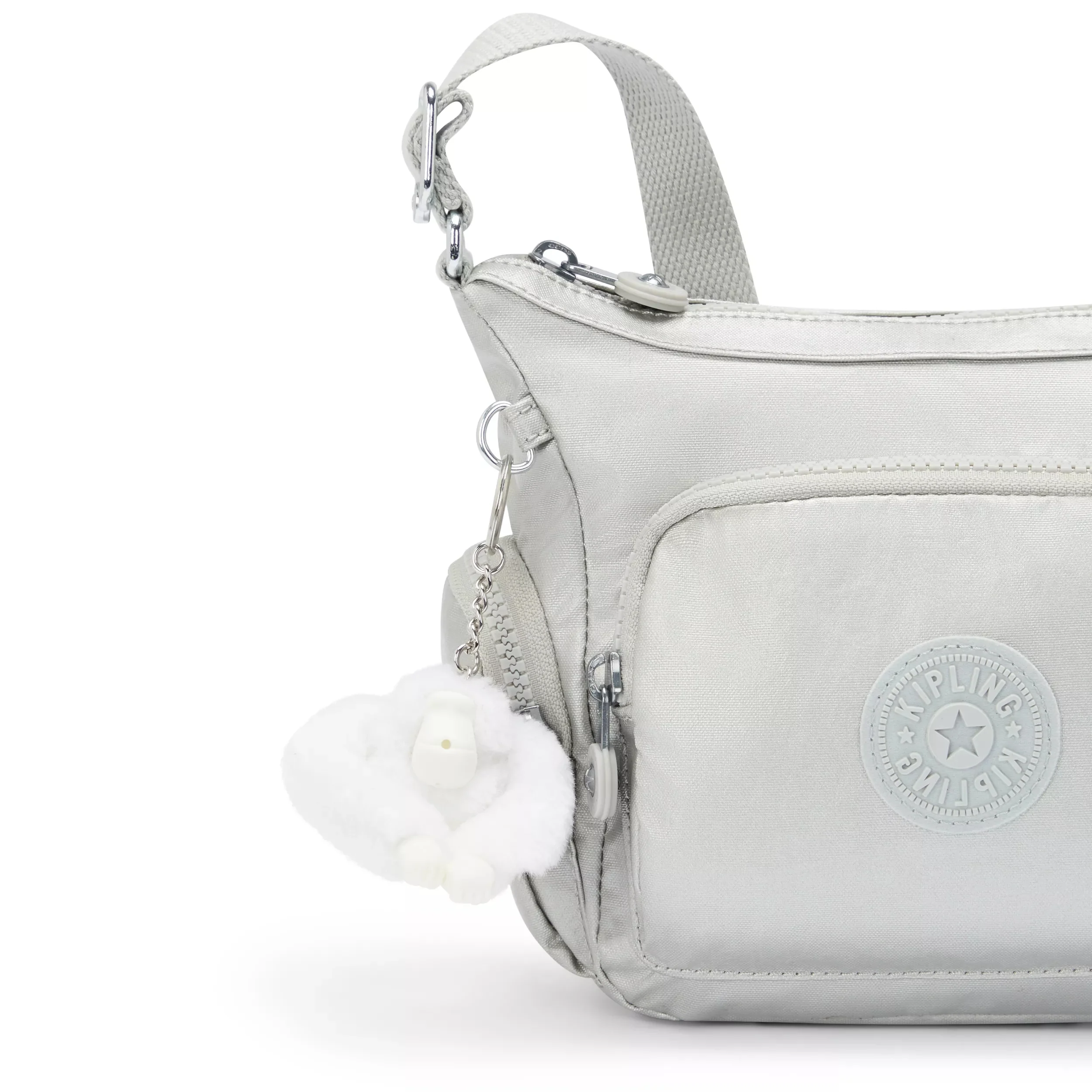 Gabbie Mini Metallic Crossbody Bag - Image 6