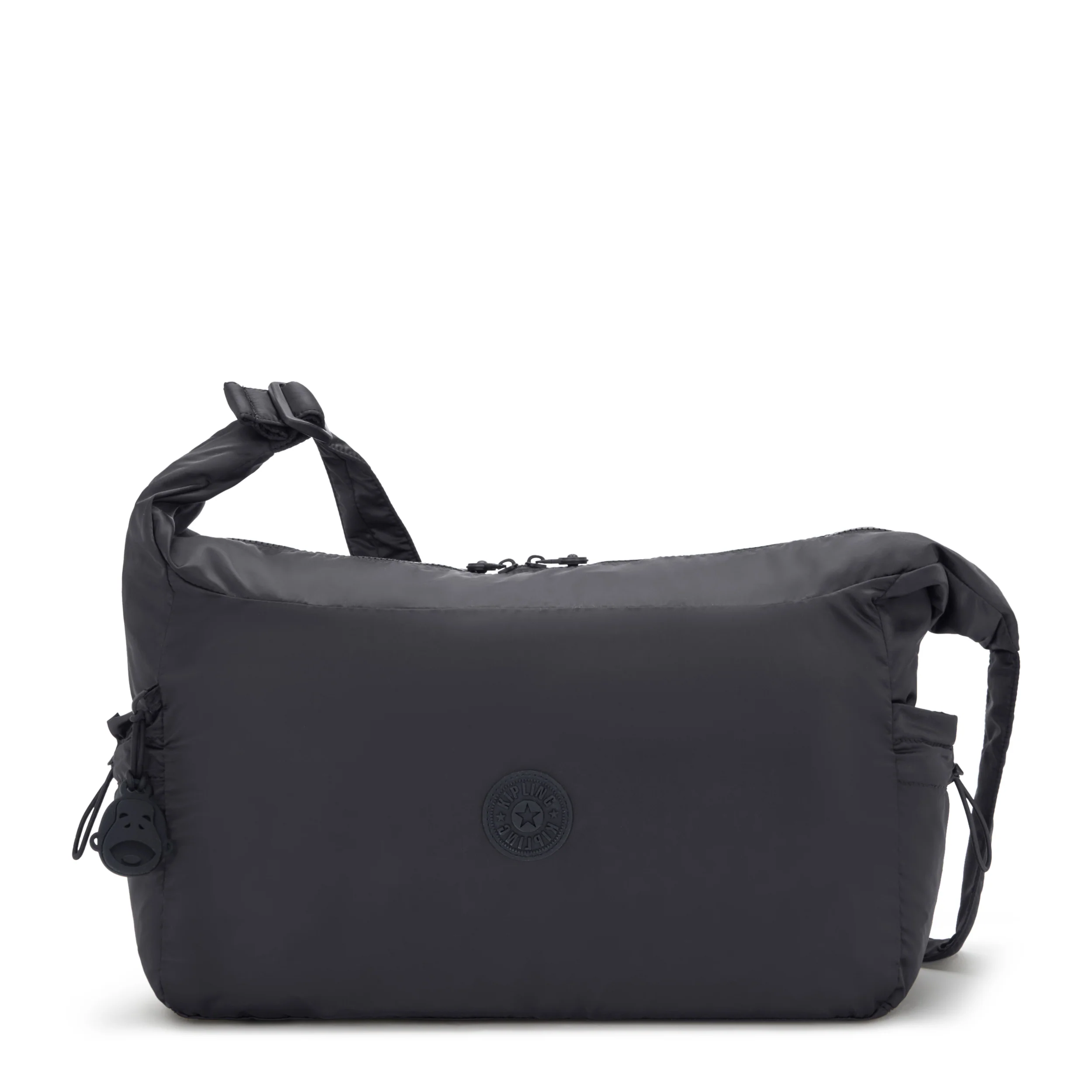 Gwyn Smooth Satin Shoulder Bag