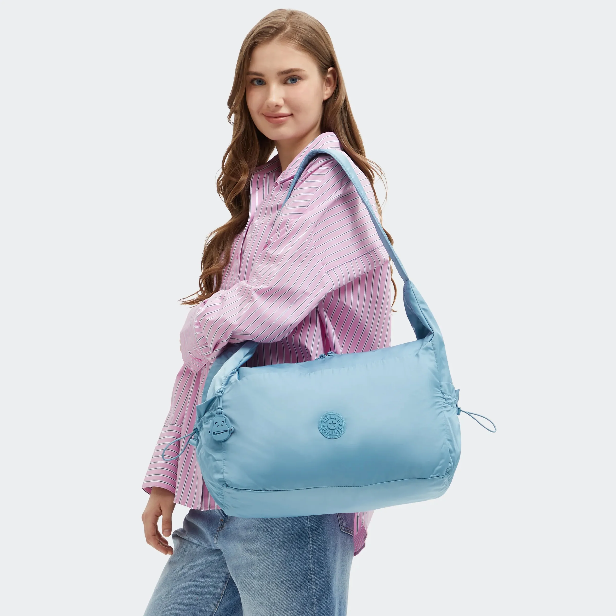 Gwyn Smooth Satin Shoulder Bag - Image 2