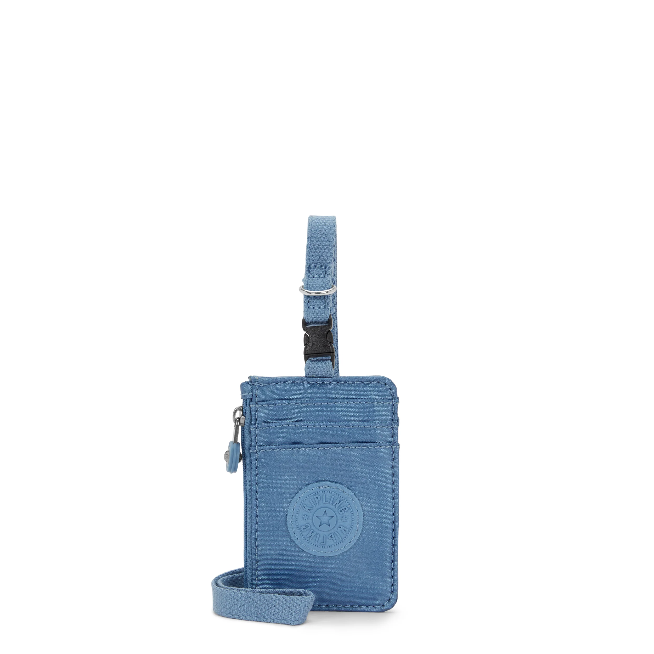 Leroy Metallic Lanyard ID Card Case