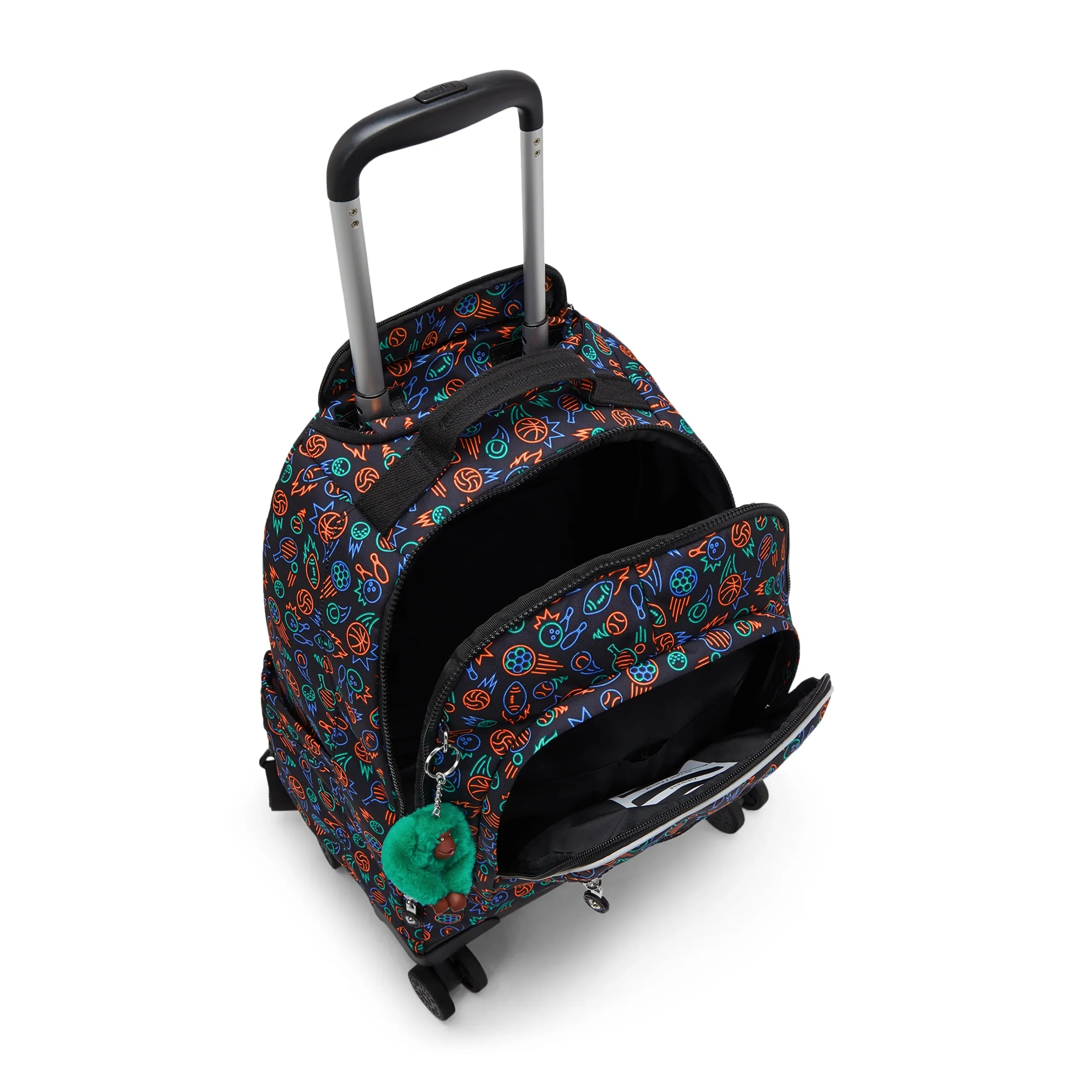 New Zea Printed 15" Laptop Rolling Backpack - Image 3