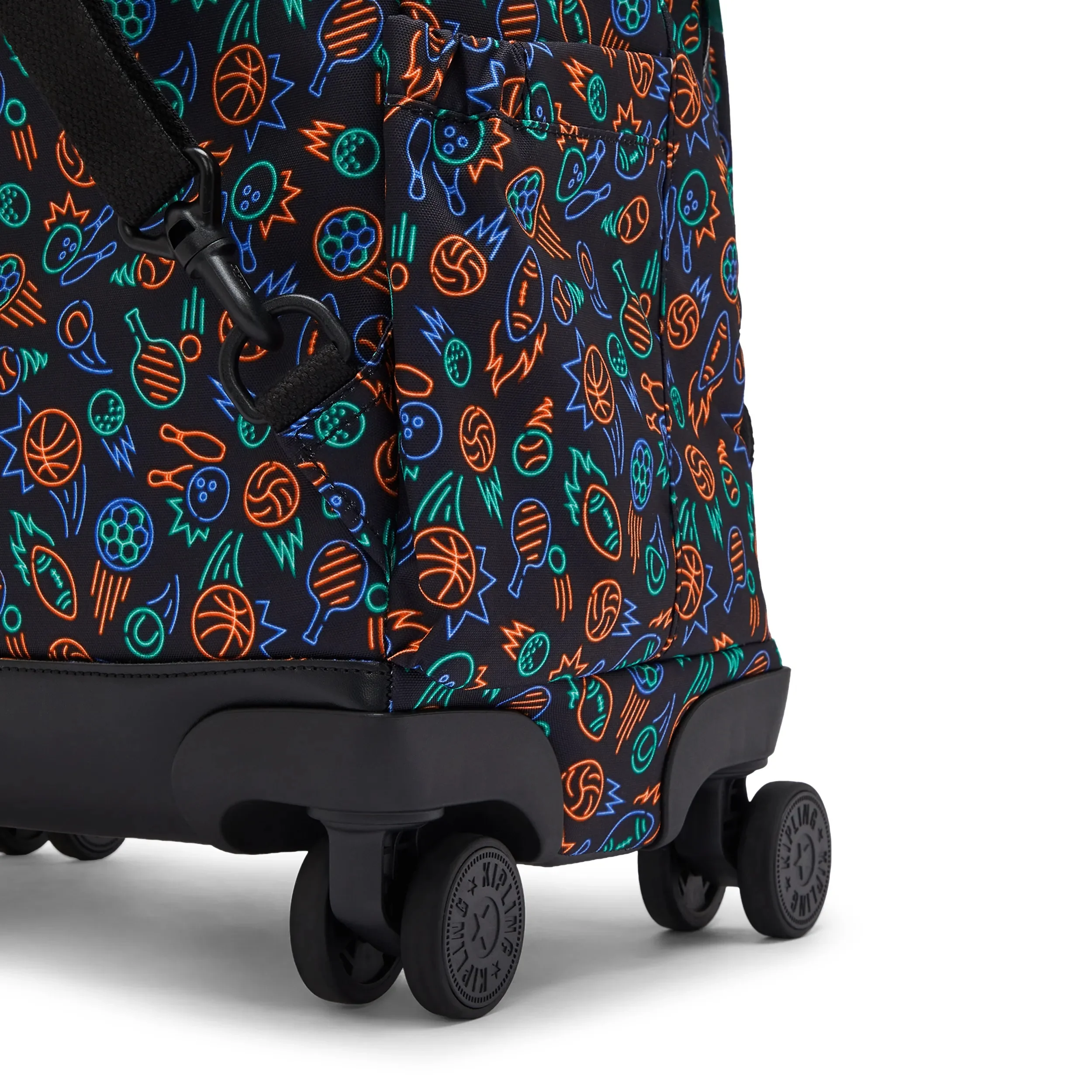 New Zea Printed 15" Laptop Rolling Backpack - Image 5