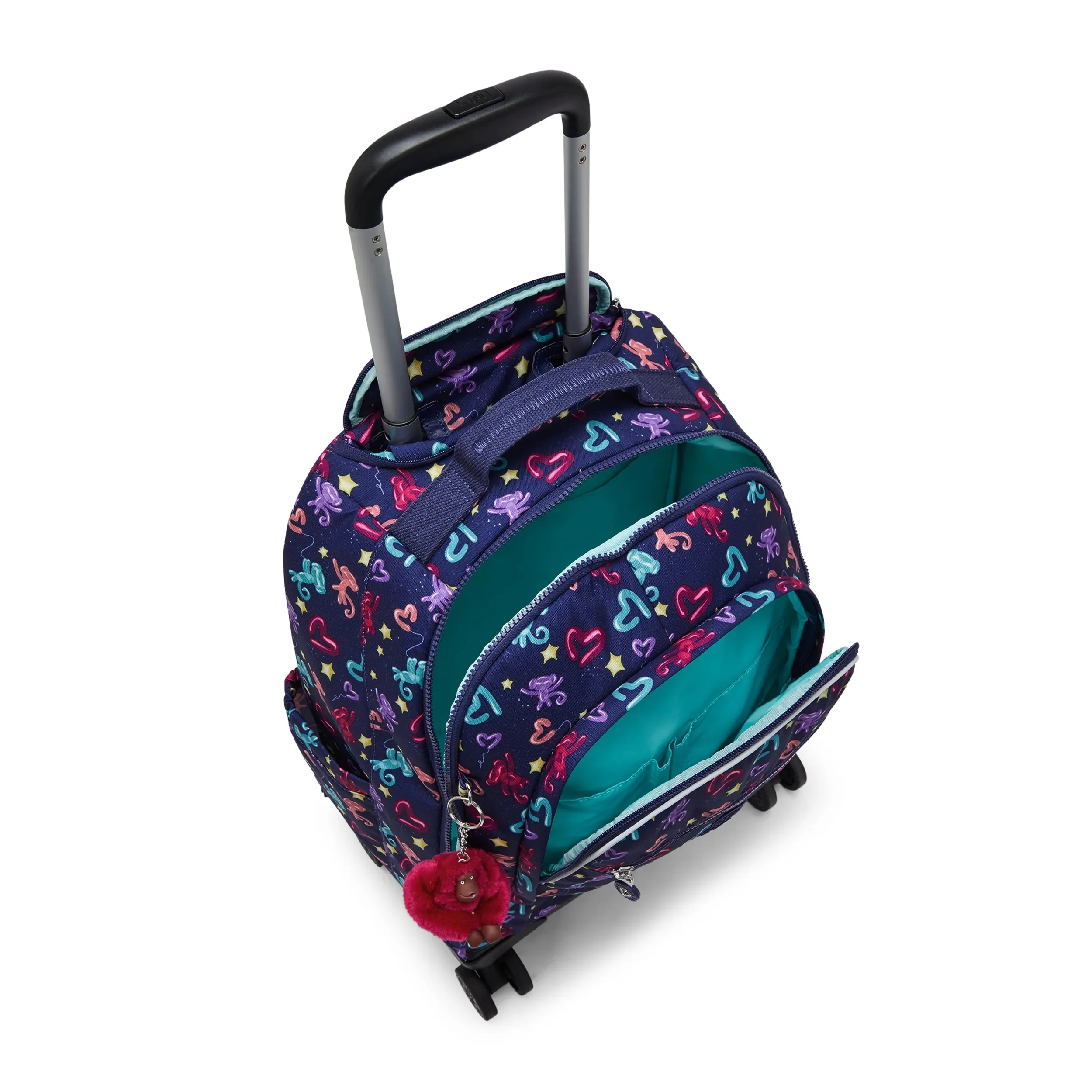 New Zea Printed 15" Laptop Rolling Backpack - Image 3