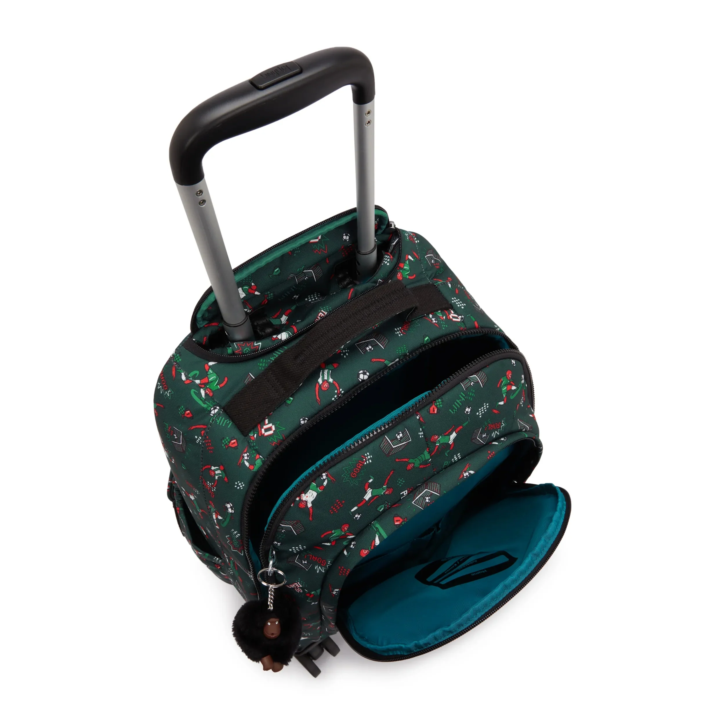 New Zea Printed 15" Laptop Rolling Backpack - Image 3