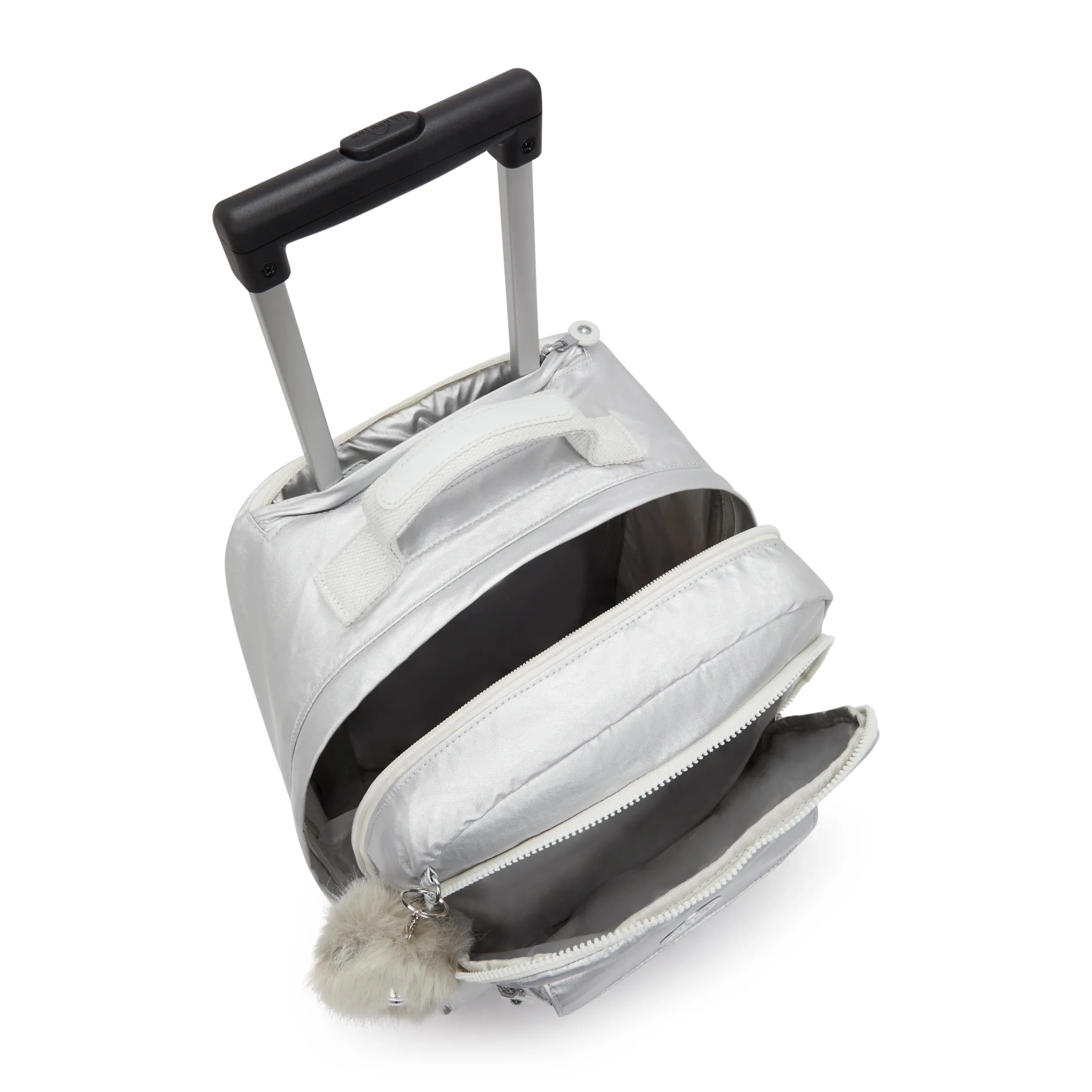 Sanaa Large Metallic Rolling Backpack - Image 3